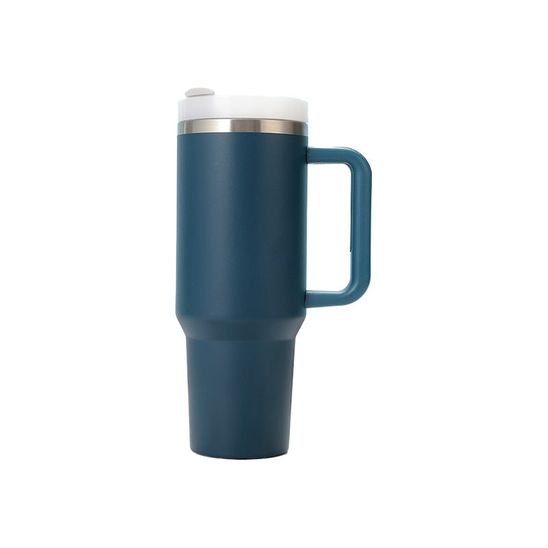 Insulated cup 40oz with straw and handle — product view 7