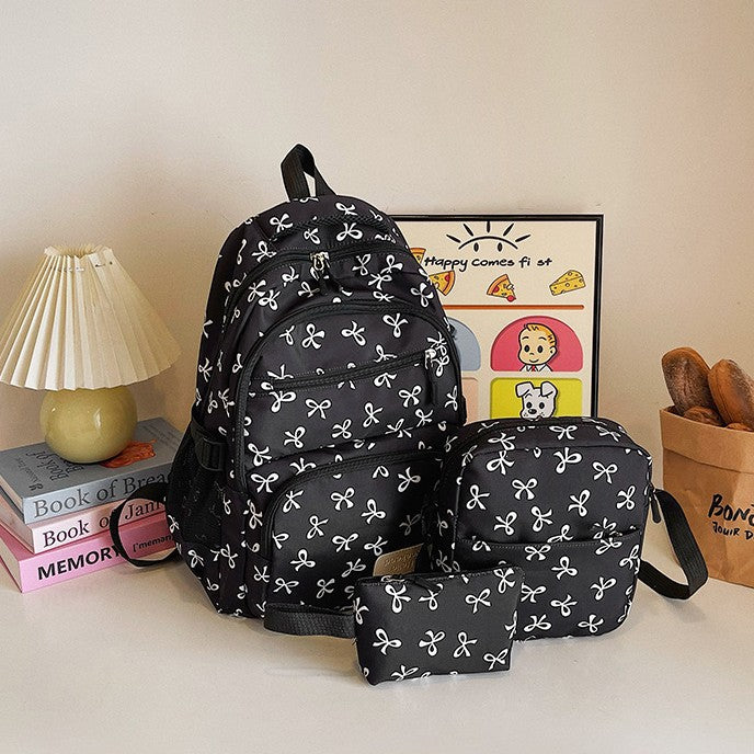 Three-piece backpack set made of nylon, large and versatile — product view 3