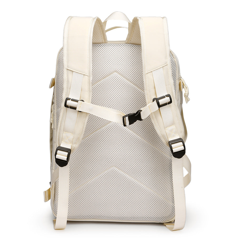 Nylon Backpack, 20–35 L, with shoe compartment and extension — product view 4