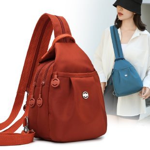 Compact backpack with theft protection, Oxford fabric — product view 1