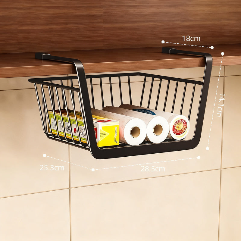 Extendable kitchen shelf made of steel, adjustable — product view 2