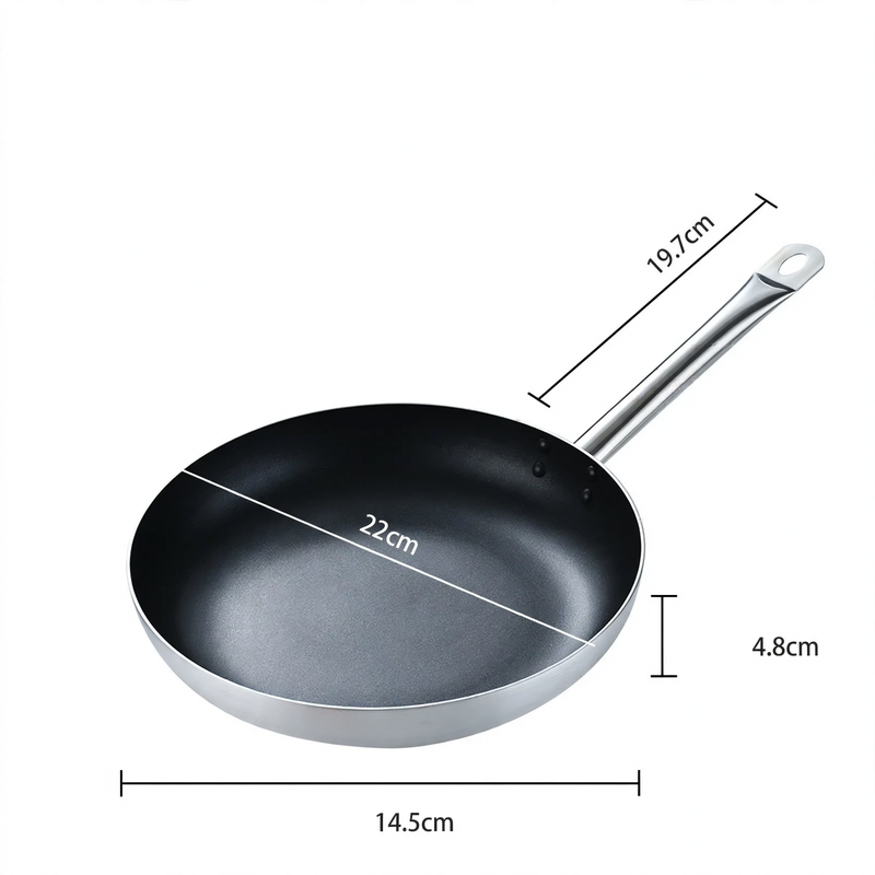 Frying pan, titanium-aluminum, non-stick — product view 3
