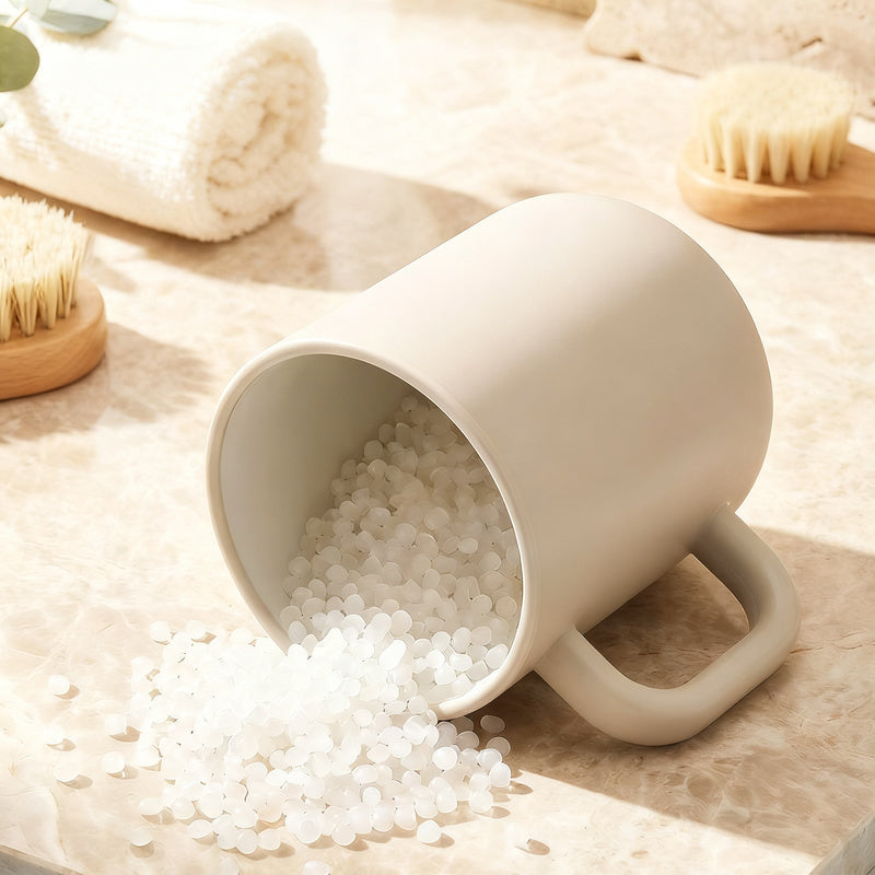 Plastic toothbrush cup, macaron colors — product view 1