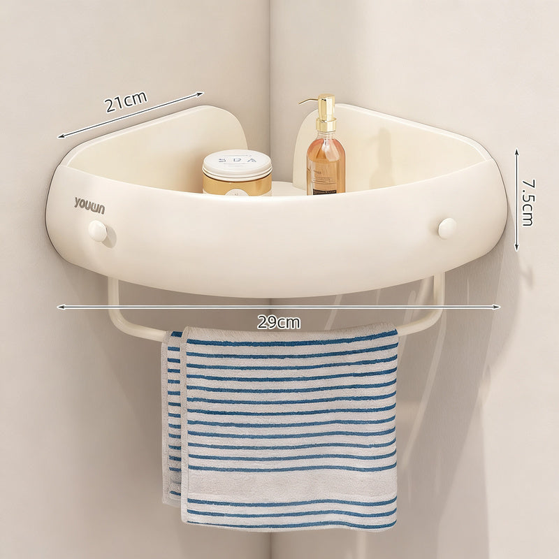 Wall shelf for bathroom, aluminum, triangular — product view 6