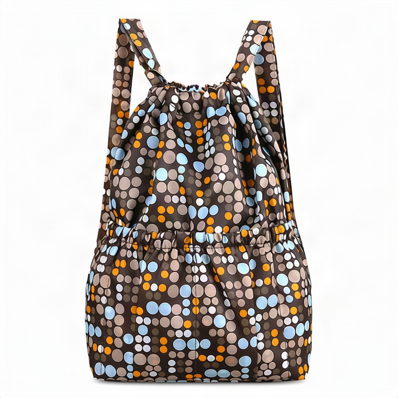 Women's backpack with print pattern, durable, large volume — product view 1