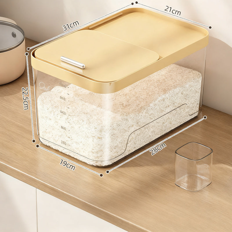 Plastic storage container, airtight, 5–6 L — product view 6