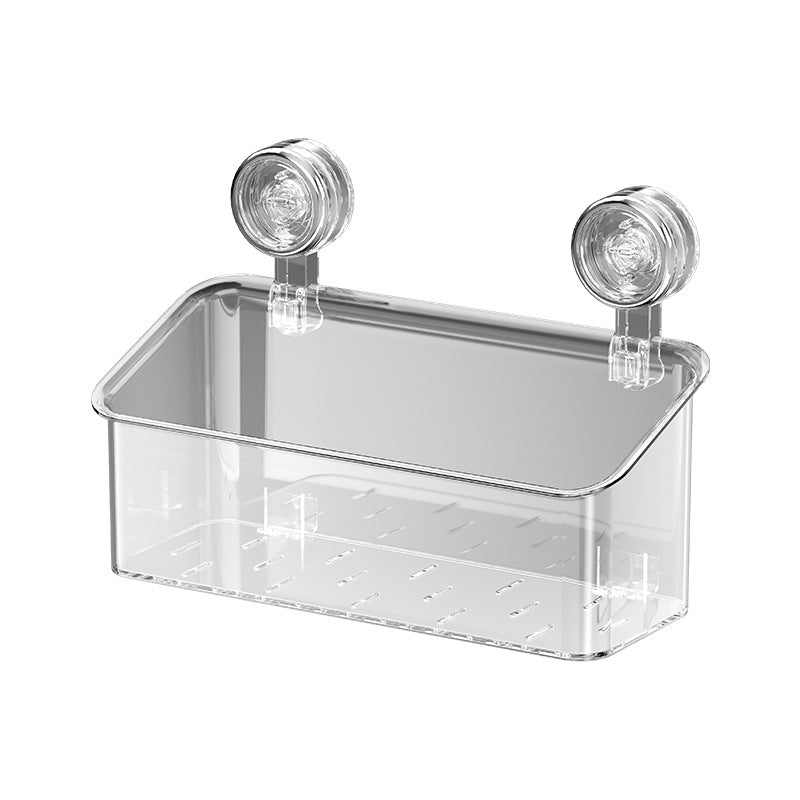 Wall-mounted storage box with suction cup — product view 5