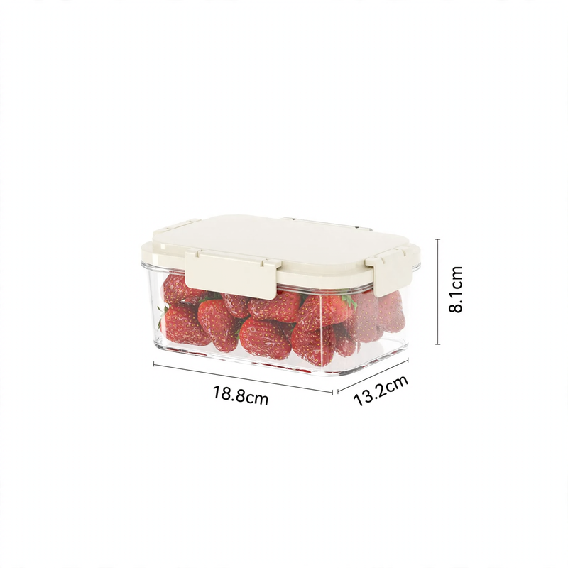 Fresh-keeping box with cooling element and drip tray — product view 4