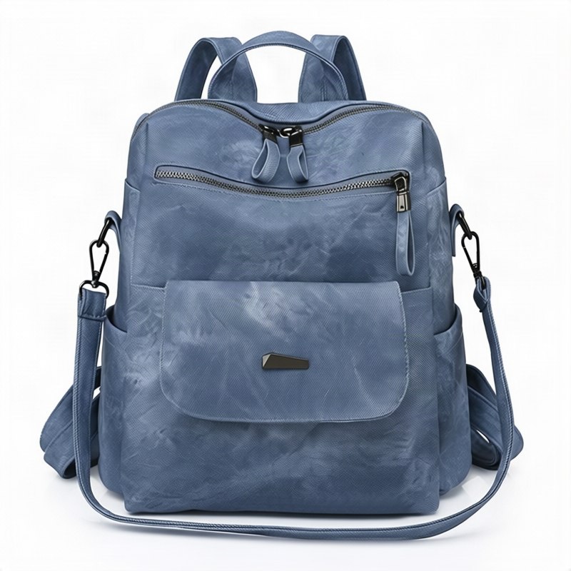 Women’s backpack made of PU, large capacity — product view 3