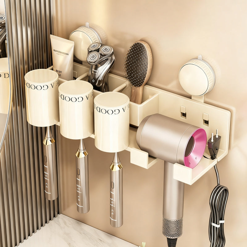 Toothbrush holder with suction cup — product view 1