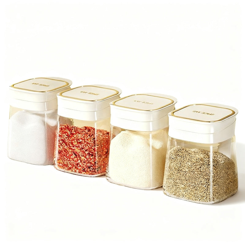 Glass spice boxes with lid, modern — product view 4