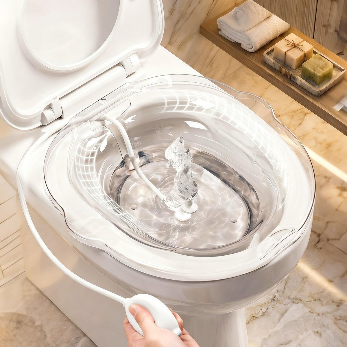 Plastic sitting bathtub — product view 5