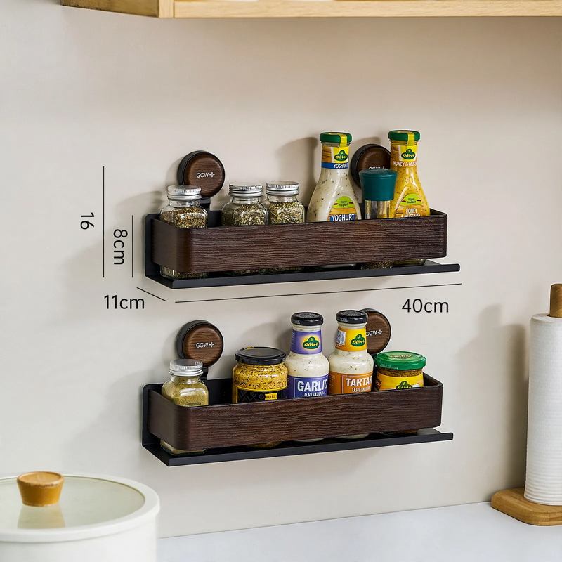 Suction Cup Wall Shelf for Kitchen, Plastic — product view 5