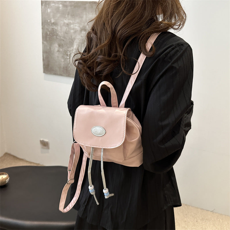 Double Backpack, PU Material, Modern Design — product view 3