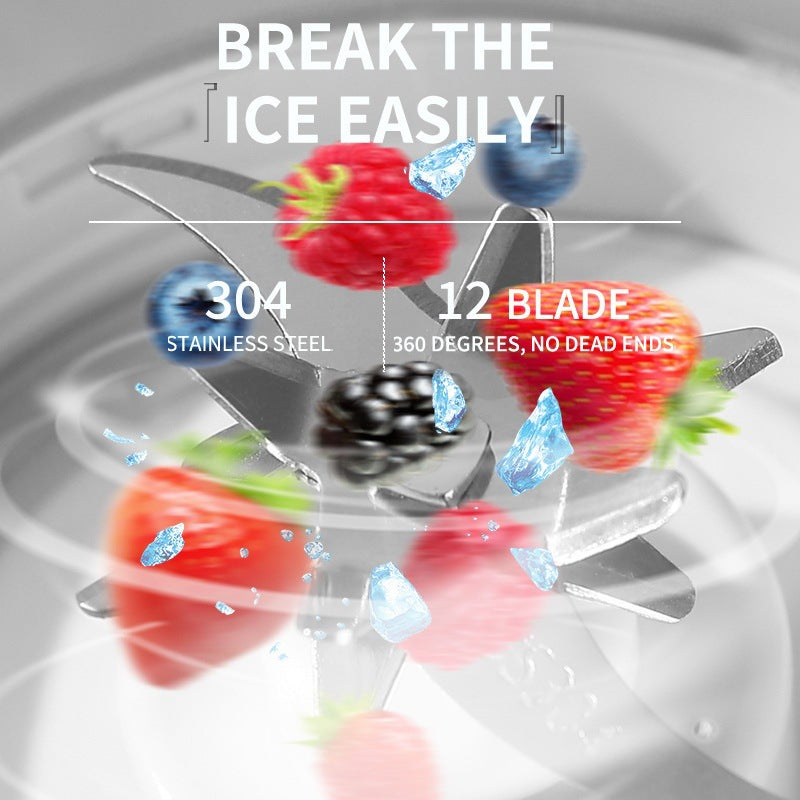 Portable juicer with 12 grinding teeth, up to 400 ml — product view 4
