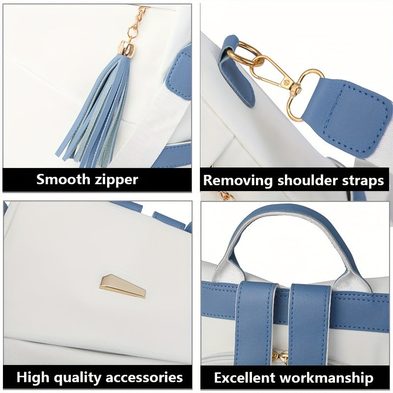 Nylon backpack, lightweight, for everyday use and travel — product view 3
