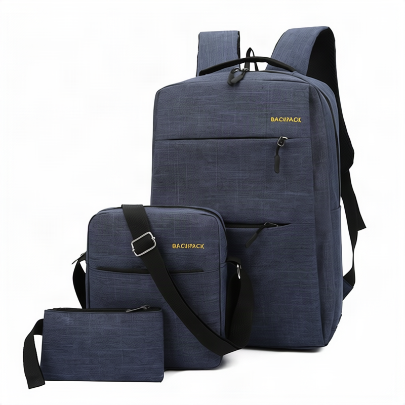 Business backpack with USB port, 20-35 L — product view 1