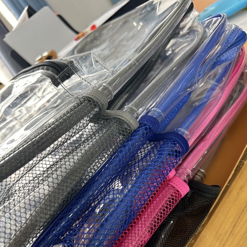 Transparent PVC backpack with large capacity — product view 3