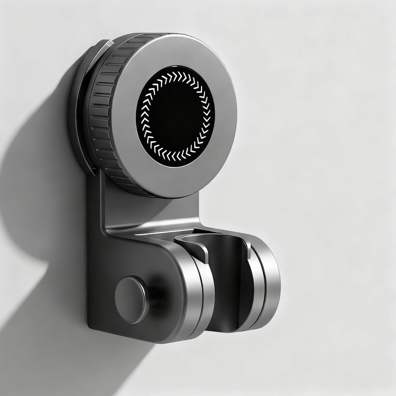 shower head holder with suction cup, 360° rotatable — product view 6