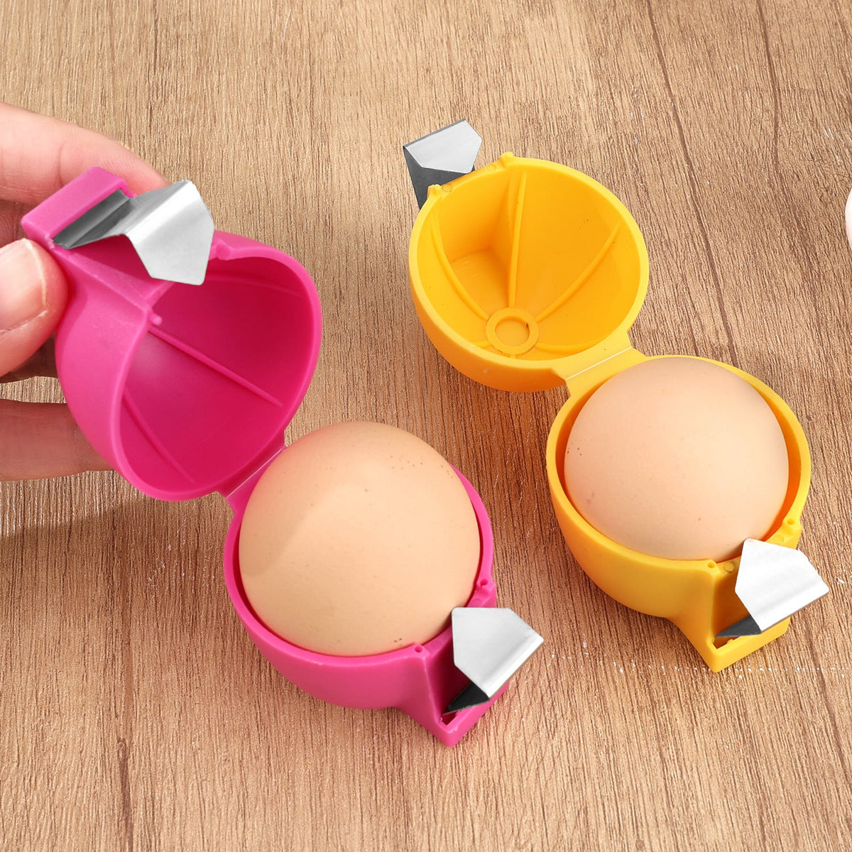 Egg peeler for peeling and separating — product view 7