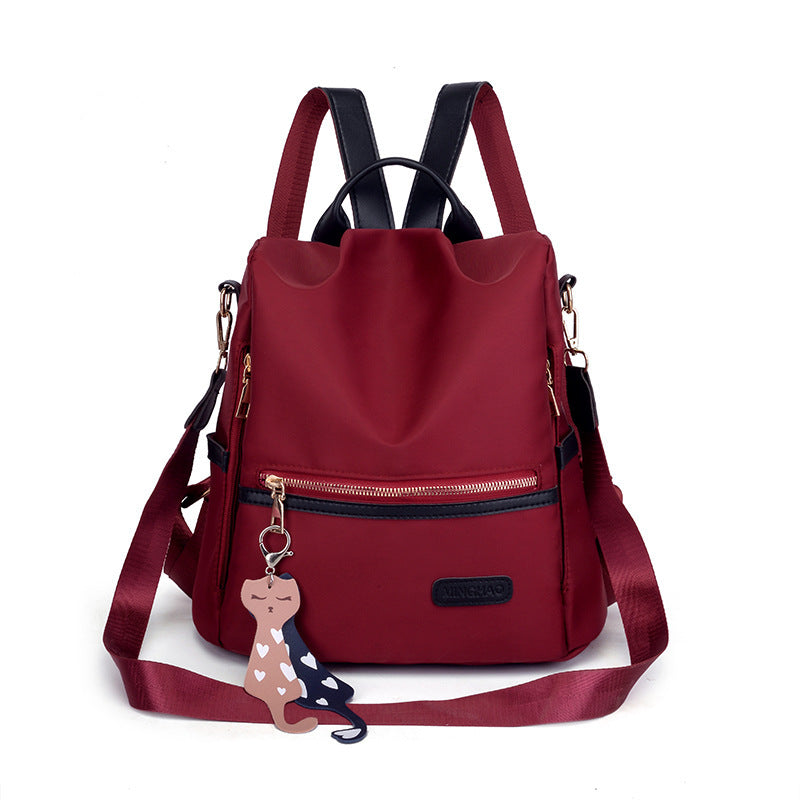 Lightweight backpack made of oxford fabric for travel — product view 4