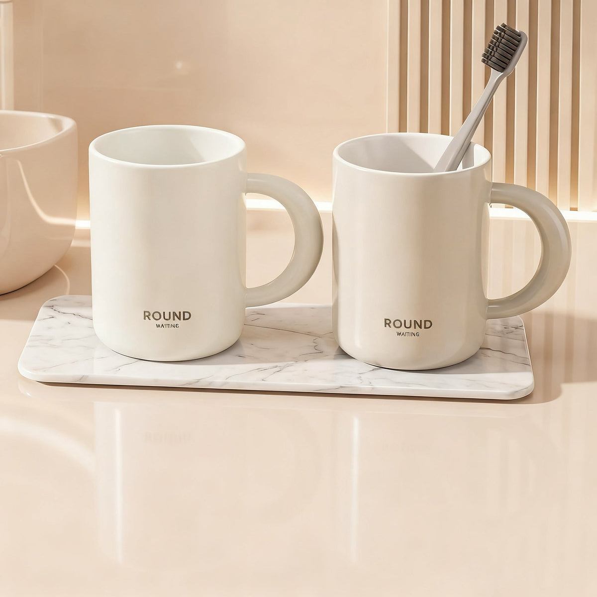 Toothbrush cup made of PP, unbreakable — product view 7