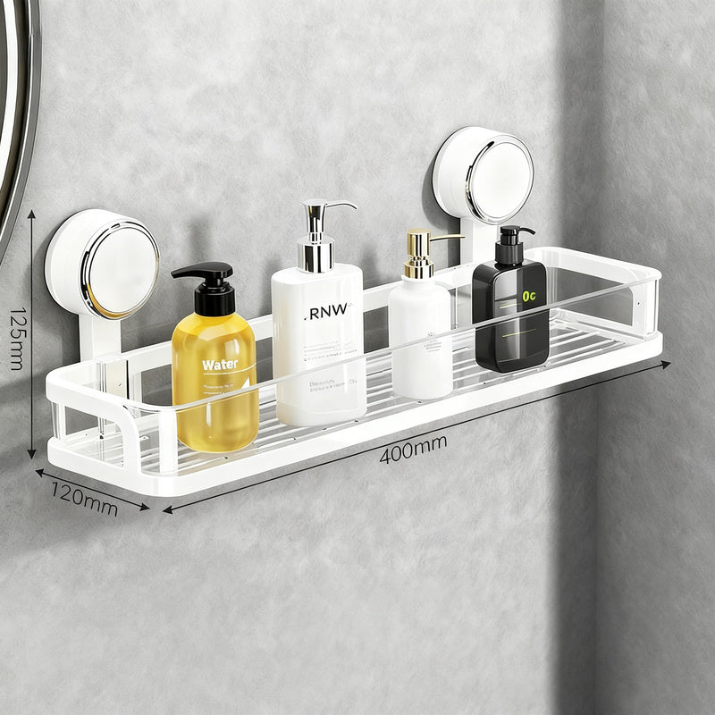 Bathroom shelf with suction cup without drilling — product view 5