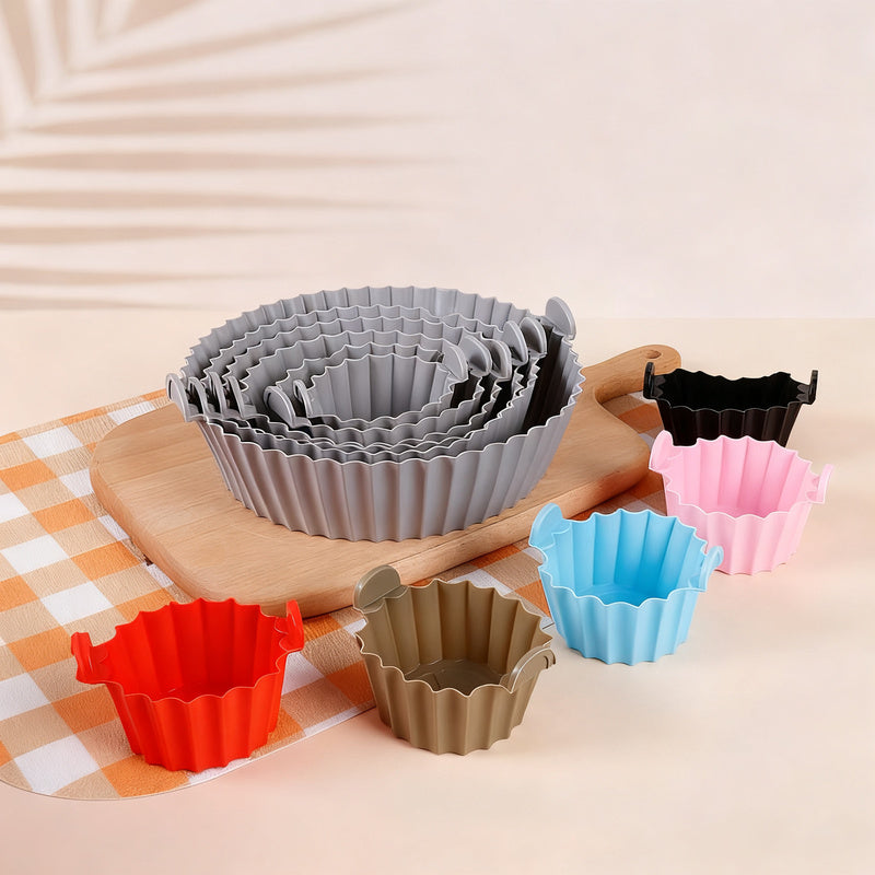 Silicone egg cups, round, 9×9×7 cm — product view 1