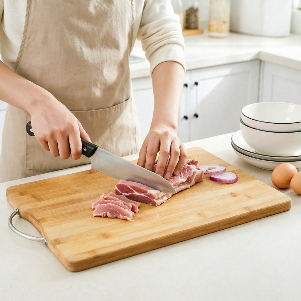 Bamboo cutting board for kitchen — product view 1