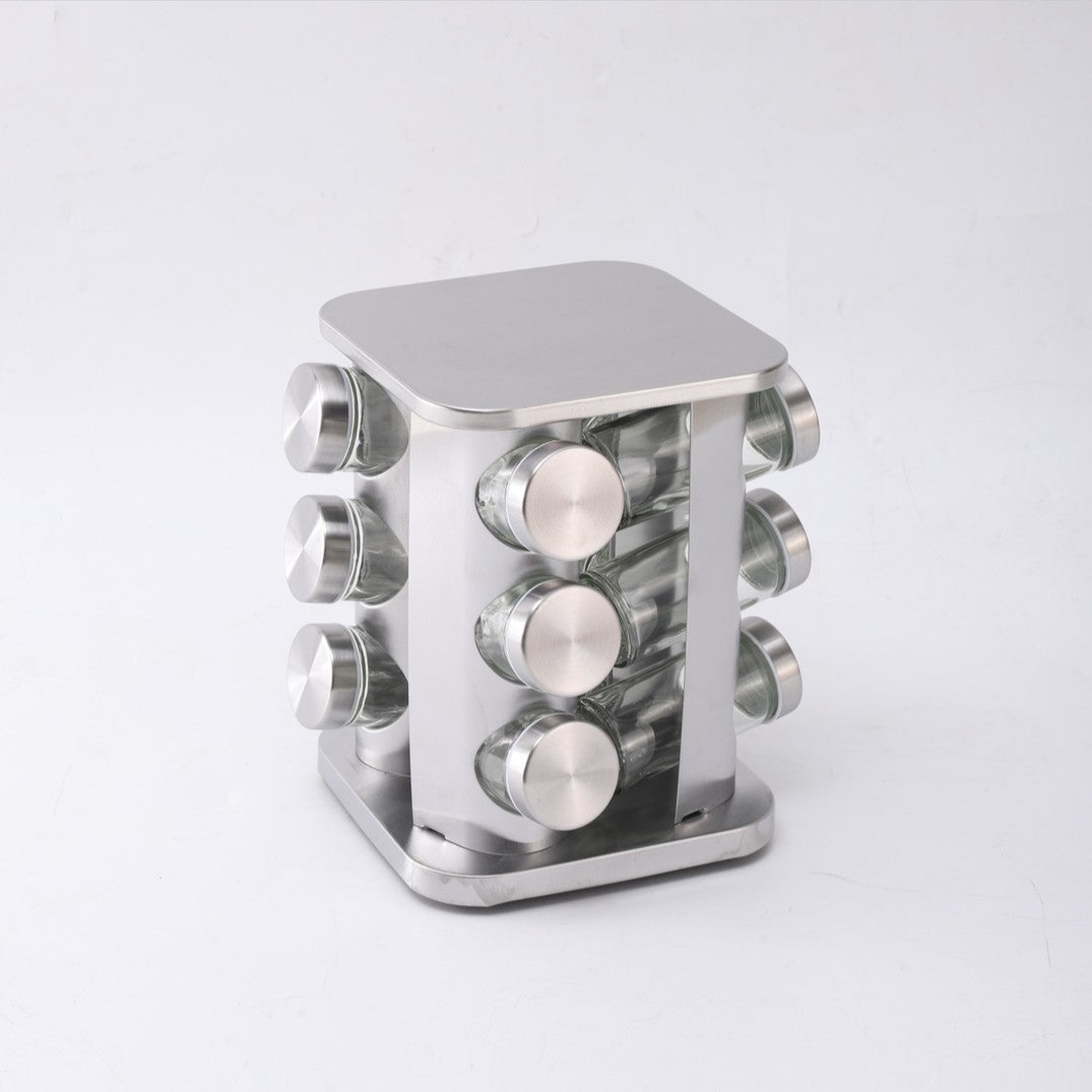 Rotating spice rack made of stainless steel — product view 5