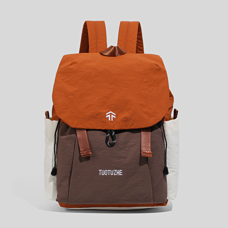 Lightweight nylon backpack for travel and outdoor — product view 4