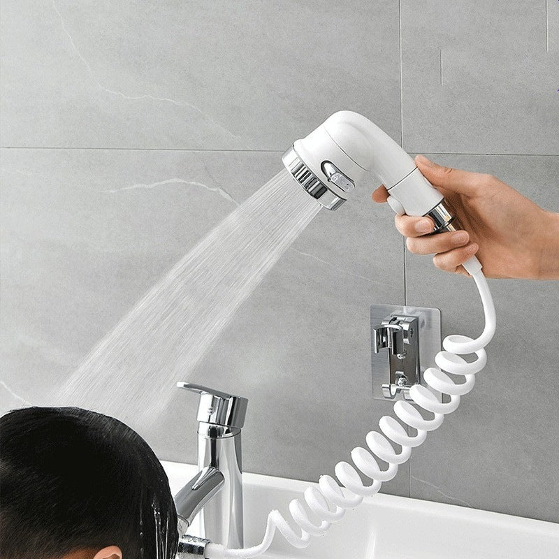 Faucet attachment with shower head and filtration — product view 2