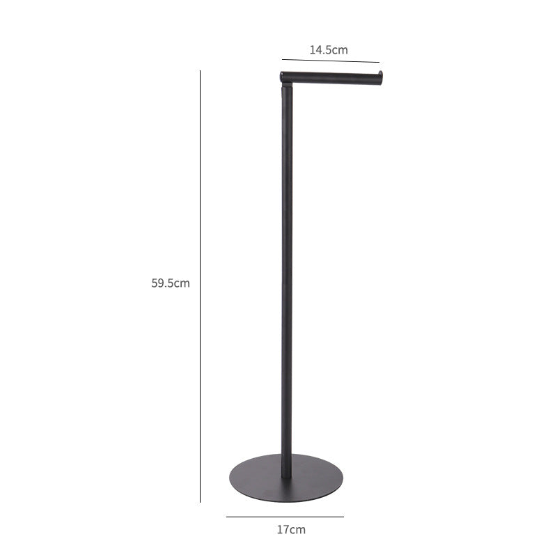 Standing paper roll holder made of stainless steel — product view 4