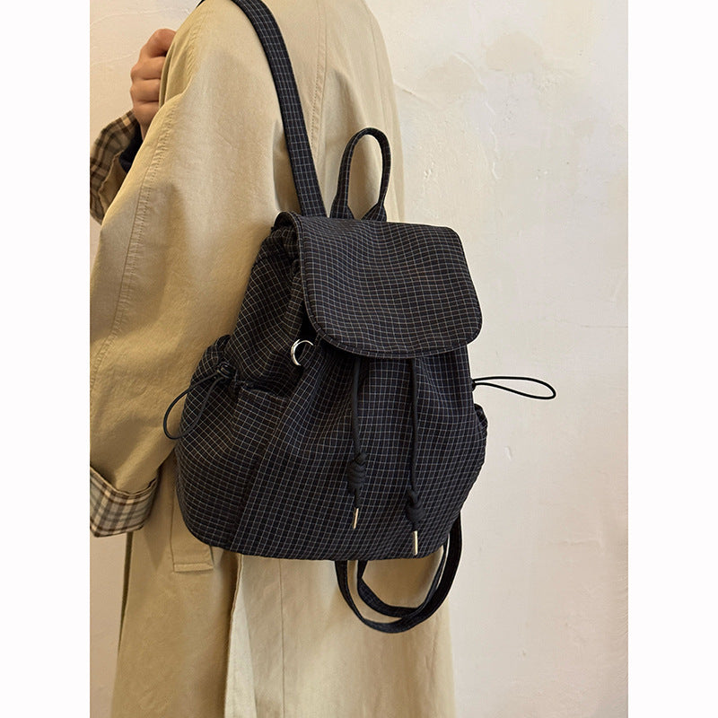 Lightweight polyester backpack in Japanese style — product view 2