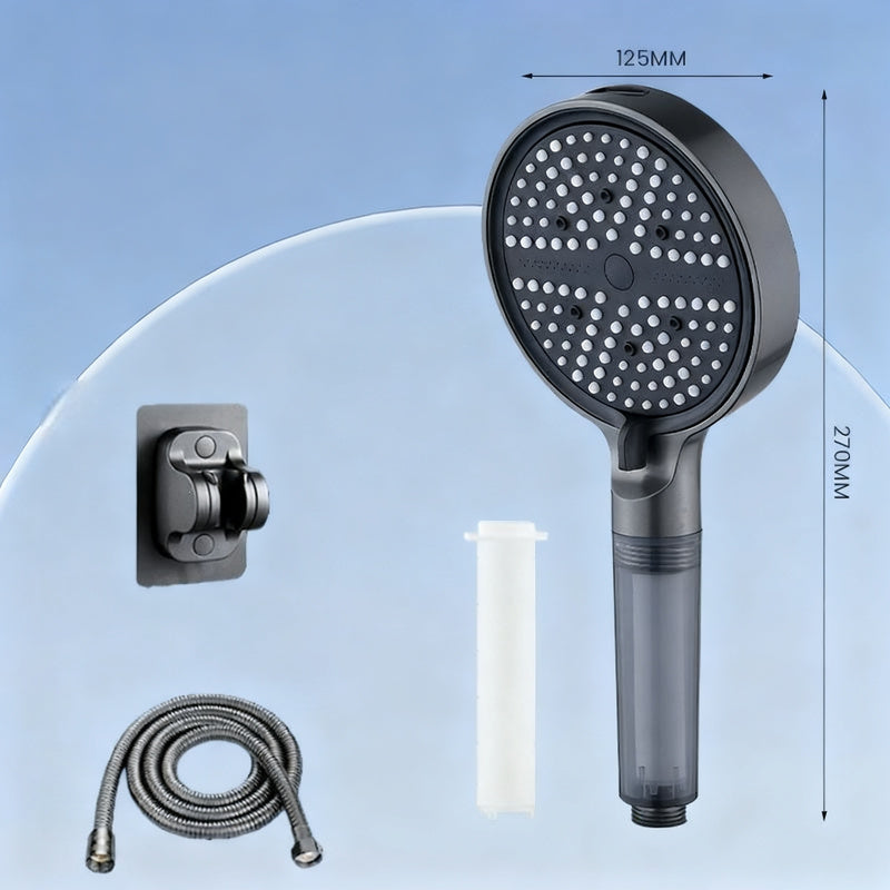 Shower head with filter and massage function — product view 5