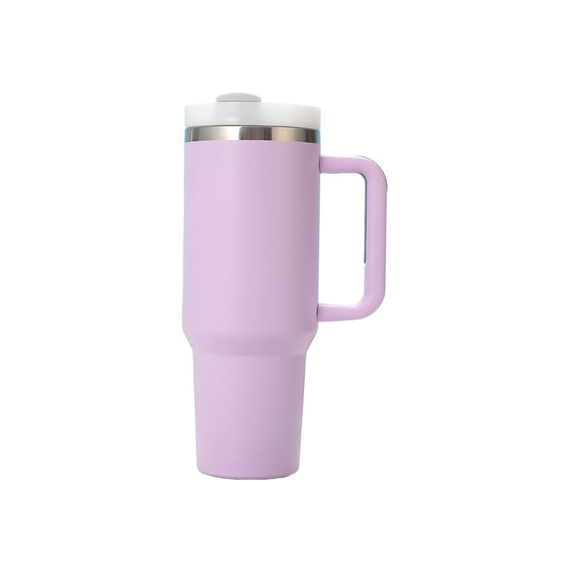 Insulated cup 40oz with straw and handle — product view 4
