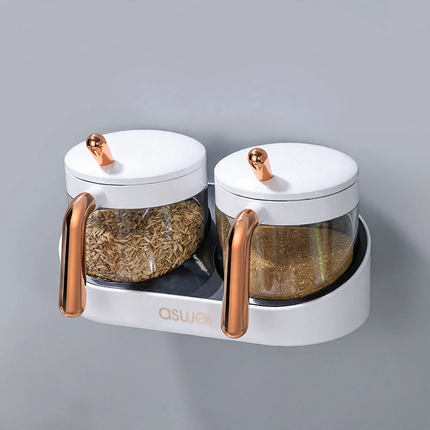 Wall-mounted spice boxes, 2-piece or 3-piece set — product view 5
