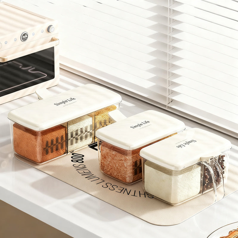 Spice box with multiple compartments — product view 4