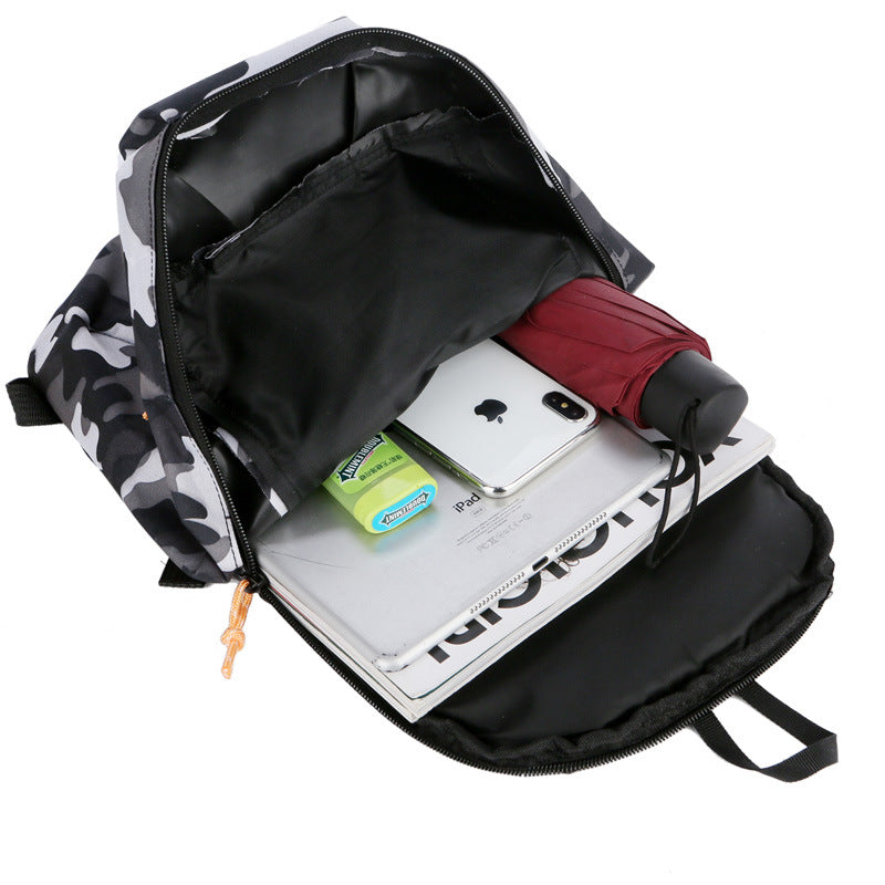 Breathable backpack, 8-inch compartment, solid color — product view 2