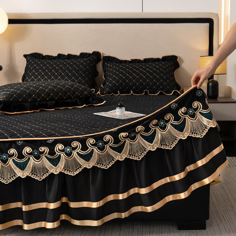 Bed skirt with ruffles, cotton, 1.8 m bed — product view 4