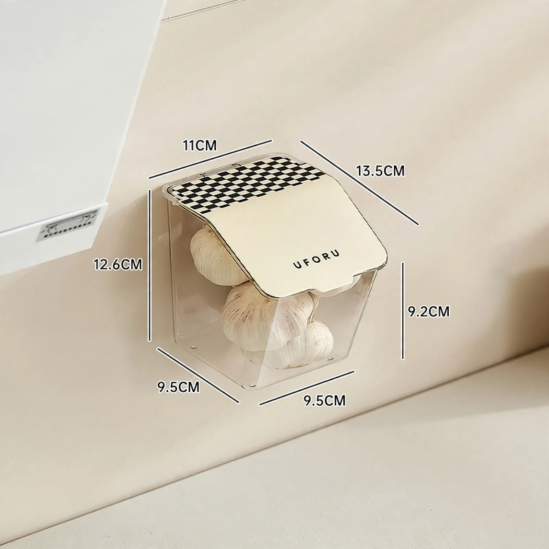 Wall-mounted storage box for vegetables, model A1170 — product view 6