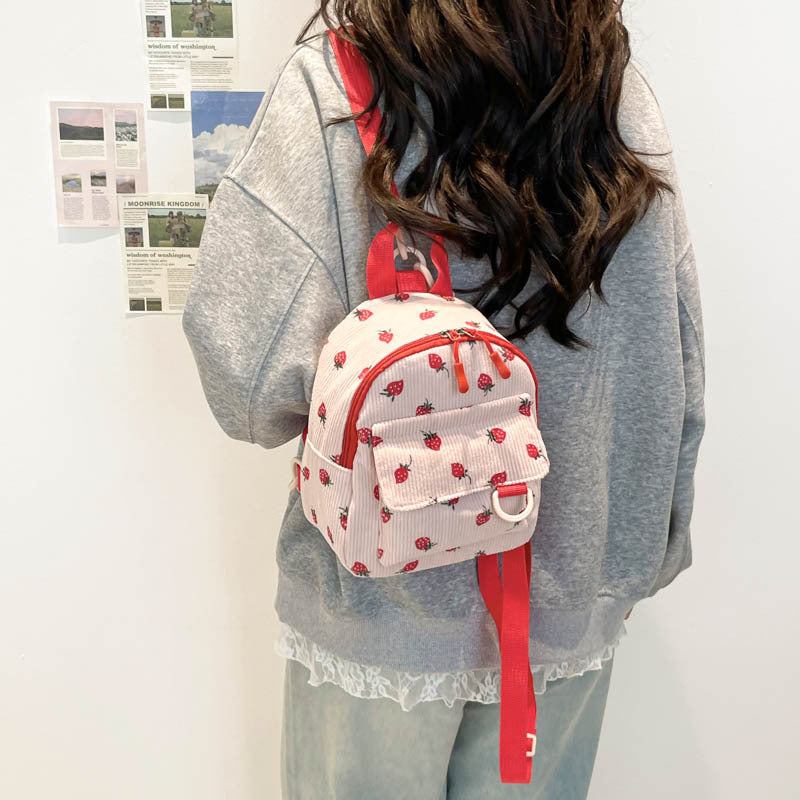 Cord-Backpack, cotton, durable — product view 2