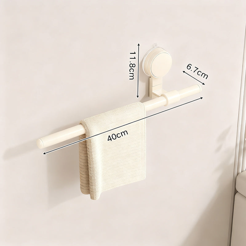 Extendable towel bar with suction cup — product view 5