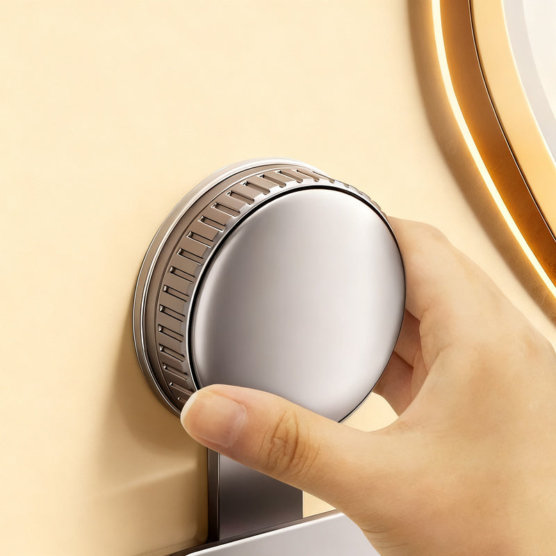 Suction cup holder for hair dryer and bathroom accessories — product view 3