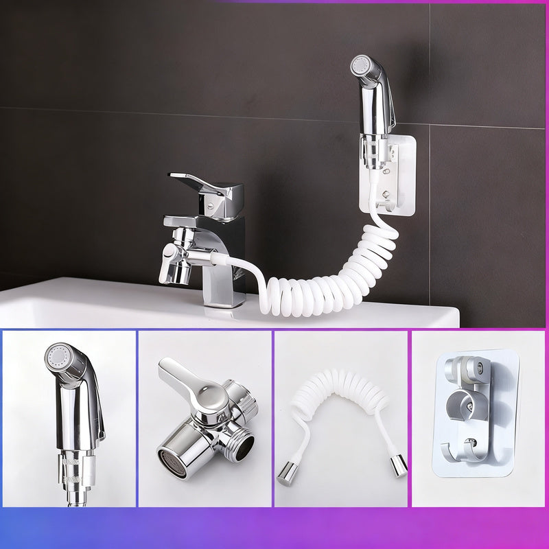 Faucet attachment with shower head and filtration — product view 5
