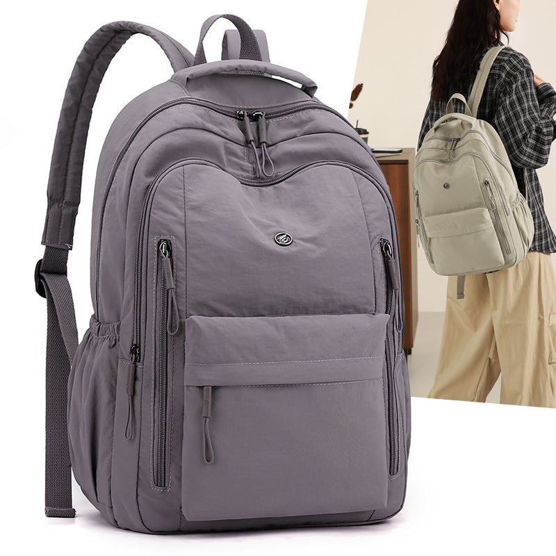 Nylon backpack, back-friendly, versatile — product view 2