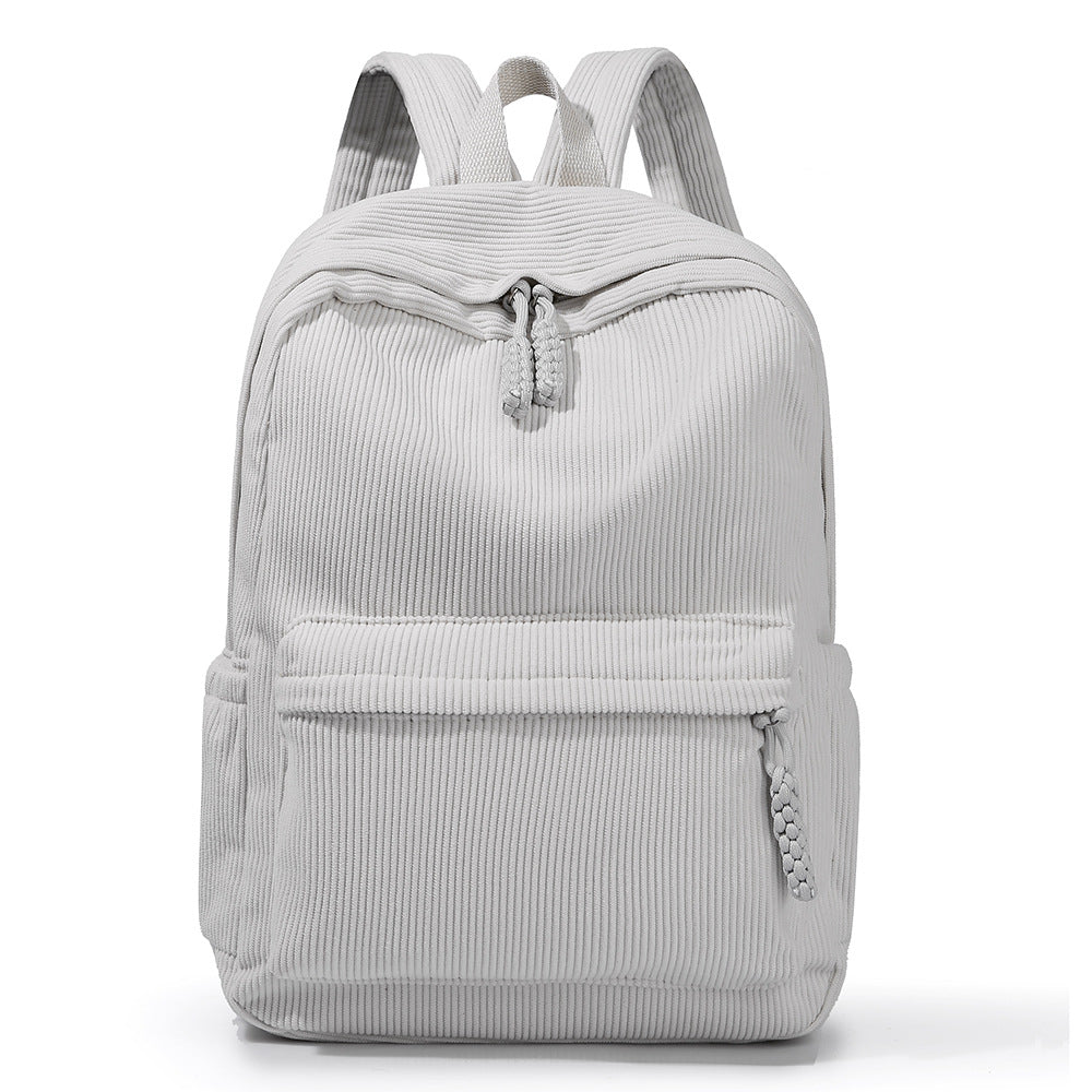 Cord backpack for university and travel — product view 5