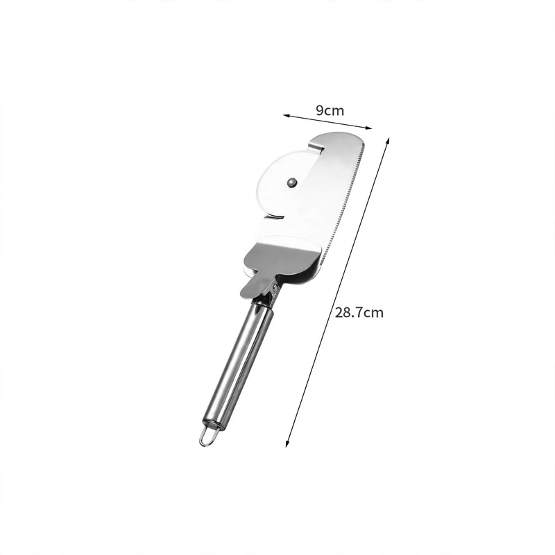 Pizza cutter and cake server made of stainless steel — product view 5