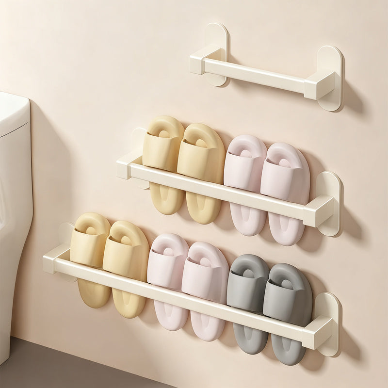 Bathroom slipper holder for hanging — product view 1