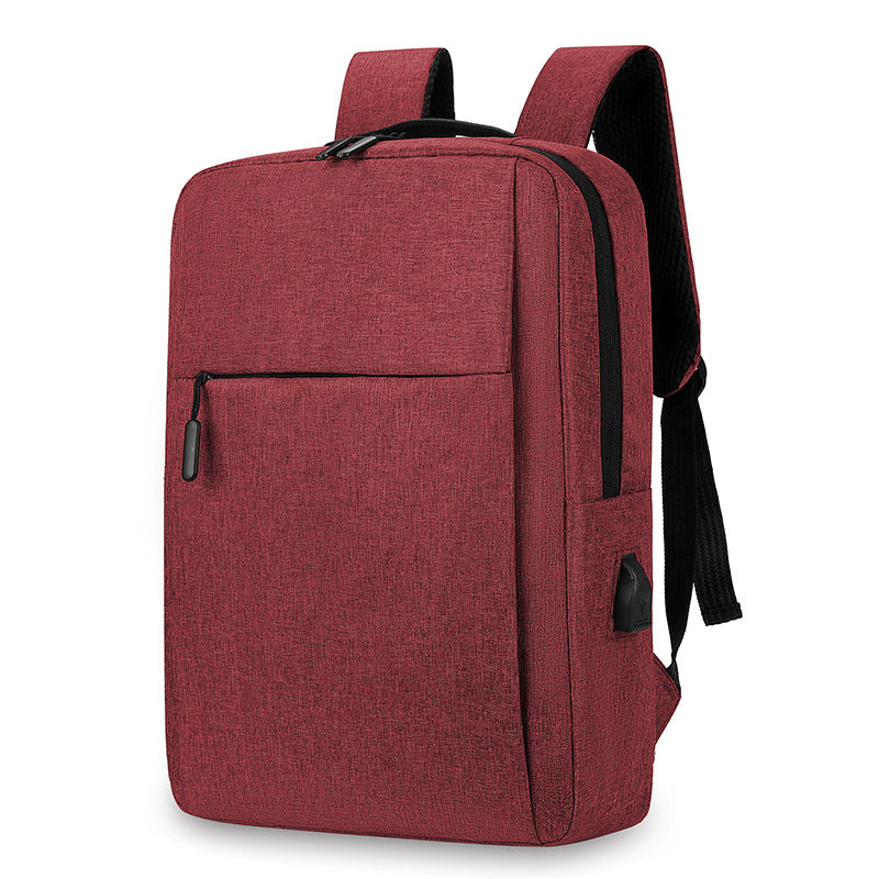 Expandable canvas backpack with USB, up to 20 L, 16 inch — product view 5